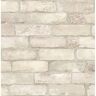 ZIO AND SONS Limewashed Weathered Brick Bone Brick Wallpaper