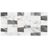Daltile Marble Attache Lavish Moderna Deco 12 in. x 24 in. Glazed Porcelain Floor and Wall Tile (17.01 sq. ft./case)