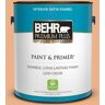 BEHR PREMIUM PLUS 1 gal. #M220-4 Trick or Treat Satin Enamel Low Odor Interior Paint & Primer