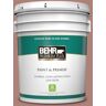 BEHR PREMIUM PLUS 5 gal. #S170-5 Smoke Bush Rose Semi-Gloss Enamel Low Odor Interior Paint & Primer