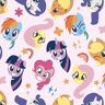 RoomMates My Little Pony Toss Pink Abstract Vinyl Peel and Stick Wallpaper Roll