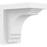 Ekena Millwork 5 in. x 8 in. x 8 in. Standard Warren Unfinished Architectural Grade PVC Bracket