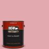 BEHR PREMIUM PLUS 1 gal. #130C-3 Raspberry Lemonade Flat Exterior Paint & Primer