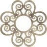 Ekena Millwork 3/4 in. x 24 in. x 24 in. Cohen Architectural Grade PVC Peirced Ceiling Medallion