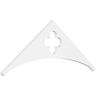 Ekena Millwork 1 in. x 48 in. x 18 in. (9/12) Pitch Turner Gable Pediment Architectural Grade PVC Moulding