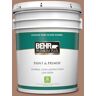 BEHR PREMIUM PLUS 5 gal. #S190-5 Cocoa Nutmeg Semi-Gloss Enamel Low Odor Interior Paint & Primer