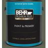 BEHR PREMIUM PLUS 1 gal. #BXC-06 Amazon Foliage Satin Enamel Exterior Paint & Primer