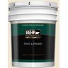 BEHR PREMIUM PLUS 5 gal. #BWC-16 Ancient Ivory Semi-Gloss Enamel Exterior Paint & Primer