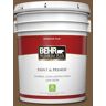 BEHR PREMIUM PLUS 5 gal. #290F-7 Wooden Cabin Flat Low Odor Interior Paint & Primer