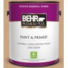 BEHR PREMIUM PLUS 1 gal. #S260-4 Pelican Tan Eggshell Enamel Low Odor Interior Paint & Primer