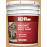 BEHR 5 gal. #MQ4-08 Golden Aura Flat Masonry, Stucco and Brick Interior/Exterior Paint