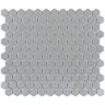 Merola Tile Metro 1 in. Hex Glossy Light Grey 10-1/4 in. x 11-7/8 in. Porcelain Mosaic Tile (8.6 sq. ft./Case)