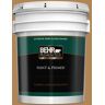 BEHR PREMIUM PLUS 5 gal. #S290-6 Golden Rice Semi-Gloss Enamel Exterior Paint & Primer