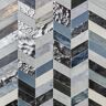 Ivy Hill Tile Elizabeth Sutton Pride Zanzibar Silver 16.92 in. x 17.44 in. Polished Glass Mosaic Wall Tile (2.05 Sq. Ft./Each)