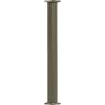 AFCO 8' x 6" Endura-Aluminum Column, Round Shaft (Load-Bearing 20,000 LBS), Non-Tapered, Fluted, Clay