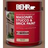 BEHR 1 gal. #BXC-84 Corral Brown Flat Interior/Exterior Masonry, Stucco and Brick Paint