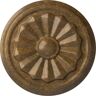 Ekena Millwork 7-7/8 in. x 1-1/8 in. Olivia Urethane Ceiling Medallion (Fits Canopies upto 2-1/8 in.), Hand-Painted Rubbed Bronze