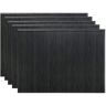 Fasade Brushed Onyx 18 in. x 24 in. Rib Vinyl Backsplash Panel (Pack of 5)