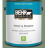 BEHR PREMIUM PLUS 1 gal. #PPU11-02 Shallot Bulb Satin Enamel Low Odor Interior Paint & Primer