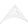 Ekena Millwork Pitch Naple 1 in. x 60 in. x 30 in. (11/12) Architectural Grade PVC Gable Pediment Moulding