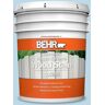 BEHR 5 gal. #M500-1 Tinted Ice Solid Color House and Fence Exterior Wood Stain