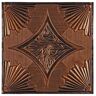 uDecor Burbank 2 ft. x 2 ft. Lay-in or Glue-up Ceiling Tile in Antique Copper (40 sq. ft. / case)