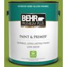 BEHR PREMIUM PLUS 1 gal. #T14-18 New Shoot Semi-Gloss Enamel Low Odor Interior Paint & Primer