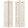 JELD-WEN 36 in. x 80 in. Continental Primed Smooth Molded Composite Closet Bi-Fold Double Door