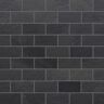 Florida Tile Home Collection Galactic Slate Black 12 in. x 14 in. Brick Pattern Matte Porcelain Floor and Wall Mosaic Tile (5 sq. ft./Case)
