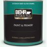 BEHR PREMIUM PLUS 1 qt. #PPL-15 Icy Wind Semi-Gloss Enamel Exterior Paint & Primer