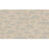 Fusion Collection Chinoiserie Tree Motif Beige/Blue Matte Finish Non-Pasted Vinyl on Non-Woven Wallpaper Roll