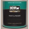 BEHR PREMIUM PLUS 1 qt. #ECC-45-1 Deer Run Semi-Gloss Enamel Exterior Paint & Primer