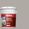 BEHR 5 gal. #PPU24-10 Downtown Gray Satin Interior/Exterior Masonry, Stucco and Brick Paint