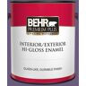 BEHR PREMIUM PLUS 1 gal. #M560-6 Napa Winery Hi-Gloss Enamel Interior/Exterior Paint