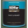 BEHR PREMIUM PLUS 1 qt. #PPF-44 Nature Surrounds Satin Enamel Exterior Paint & Primer