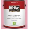 BEHR PREMIUM PLUS 1 gal. #P140-3 Love at First Sight Flat Low Odor Interior Paint & Primer