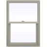 JELD-WEN 29.5 in. x 41.5 in. V-2500 Series Desert Sand Vinyl Single Hung Window with Fiberglass Mesh Screen