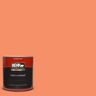 BEHR PREMIUM PLUS 1 qt. #210B-5 Tangerine Dream Flat Exterior Paint & Primer