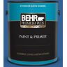 BEHR PREMIUM PLUS 1 gal. #S-G-580 Running Water Satin Enamel Exterior Paint & Primer