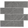 Avant Macadam Gray Marble 11.81 in. x 10.82 in. 3.5mm Stone Peel and Stick Backsplash Tiles (8pcs/7.12 sq.ft Per Case)