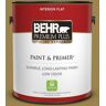 BEHR PREMIUM PLUS 1 gal. #T11-17 Wishing Troll Flat Low Odor Interior Paint & Primer