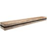 Ornamental Mouldings Rustic 3 ft. Cap-Shelf Mantel