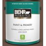 BEHR PREMIUM PLUS 1 gal. #N190-7 Moose Trail Semi-Gloss Enamel Low Odor Interior Paint & Primer