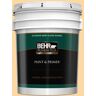 BEHR PREMIUM PLUS 5 gal. #QE-19 September Sun Semi-Gloss Enamel Exterior Paint & Primer