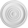 American Pro Decor European Collection 14-15/16 in. x 1-3/8 in. Traditional Plain Polyurethane Ceiling Medallion