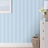 The Company Store Ava Stripe Blue Non-Pasted Wallpaper Roll (Covers 52 sq. ft.)