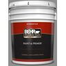 BEHR PREMIUM PLUS 5 gal. #PPU24-20 Letter Gray Flat Exterior Paint & Primer