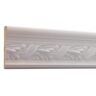 Ornamental Mouldings V29RTO 8 ft. 0.937 in. D x 3.125 in. W x 96 in. L Primed White Hardwood Embossed Acanthus Leaf Chair Rail Moulding