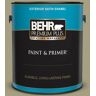 BEHR PREMIUM PLUS 1 gal. #PPU9-22 Cricket Satin Enamel Exterior Paint & Primer