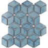 Merola Tile Hudson Rhombus Marine 10-1/4 in. x 11-3/4 in. Porcelain Mosaic Tile (8.6 sq. ft./Case)